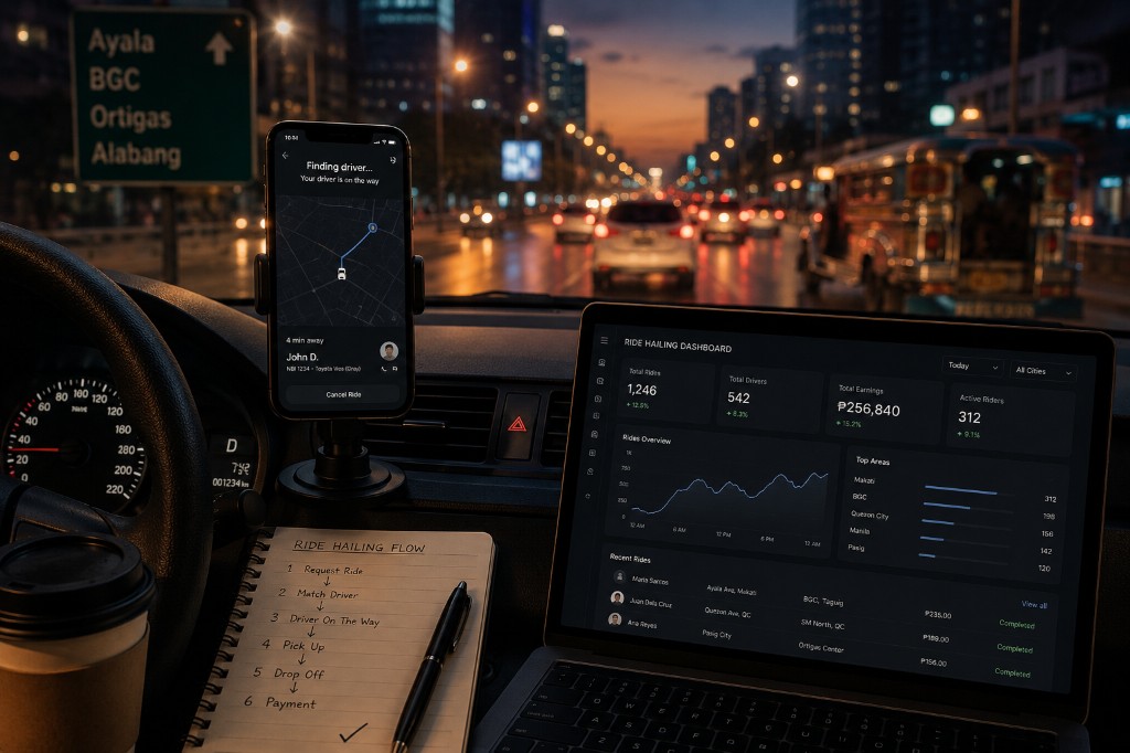 Ride hailing platforms in the Philippines — how they work, what ops needs, and per-trip cost